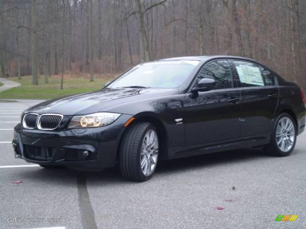 2010 3 Series 335i xDrive Sedan - Black Sapphire Metallic / Black photo #2