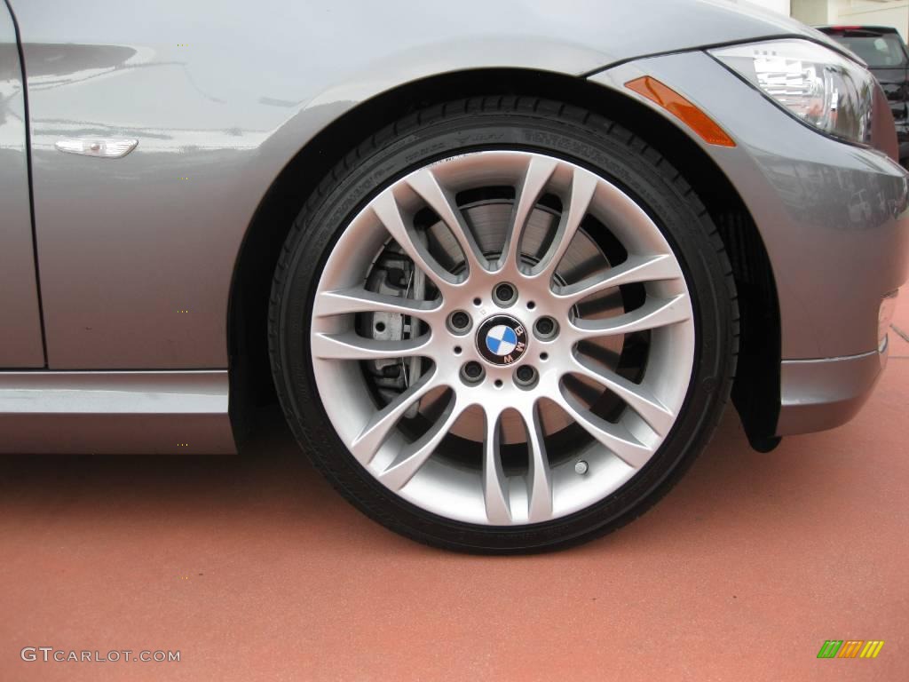 2009 3 Series 335d Sedan - Space Grey Metallic / Black Dakota Leather photo #9