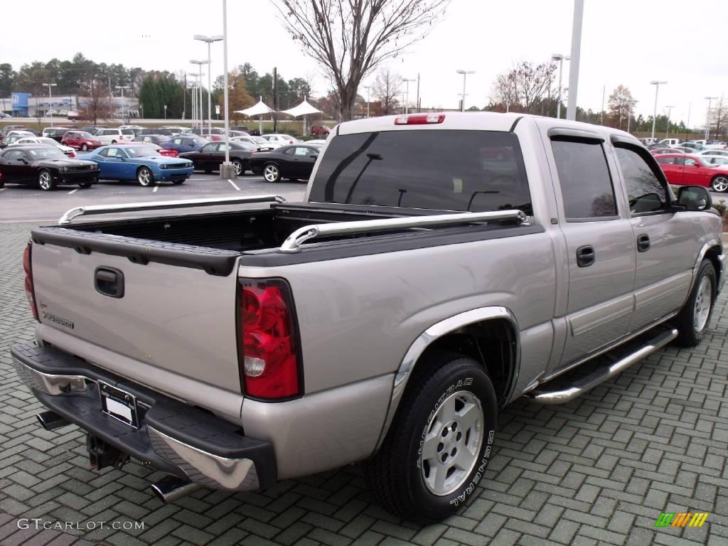 2006 Silverado 1500 LT Crew Cab - Silver Birch Metallic / Dark Charcoal photo #5