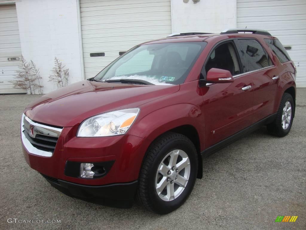 2008 Outlook XR AWD - Red Jewel / Black photo #1