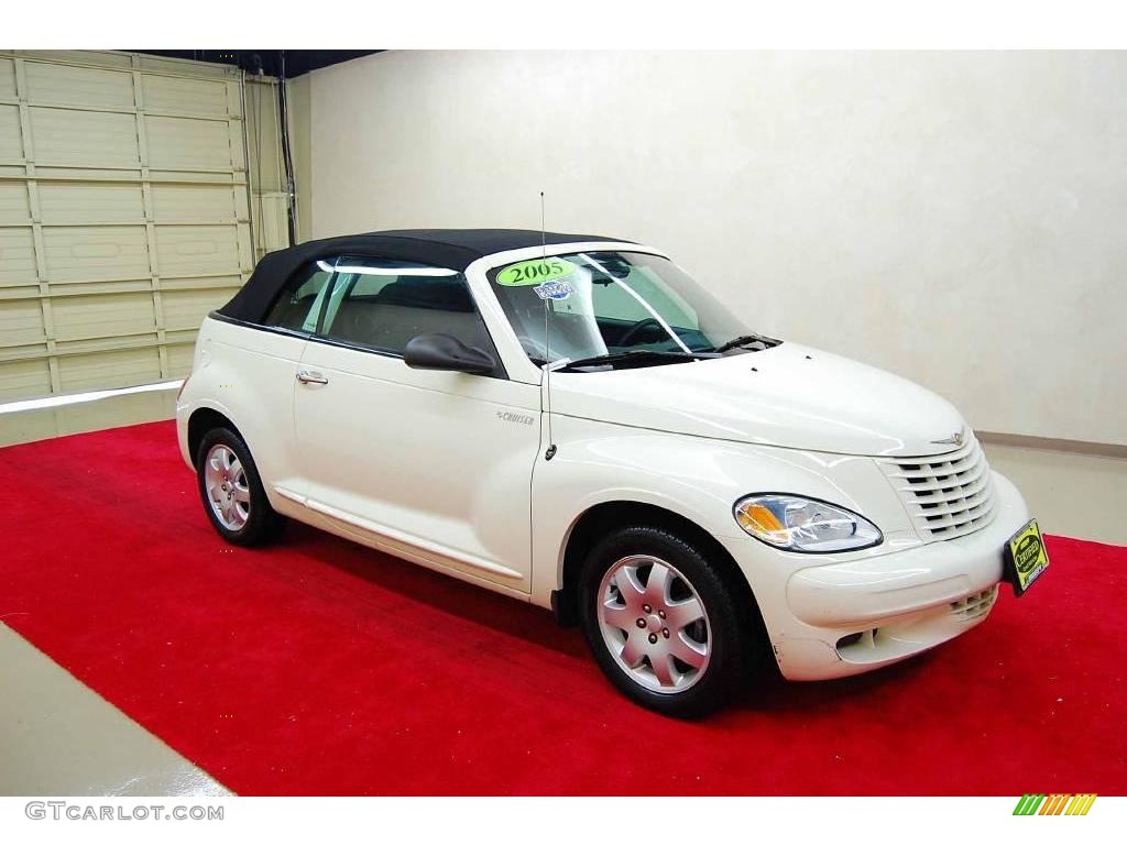 2005 Cool Vanilla White Chrysler Pt Cruiser Convertible