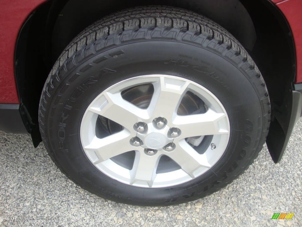 2008 Outlook XR AWD - Red Jewel / Black photo #28