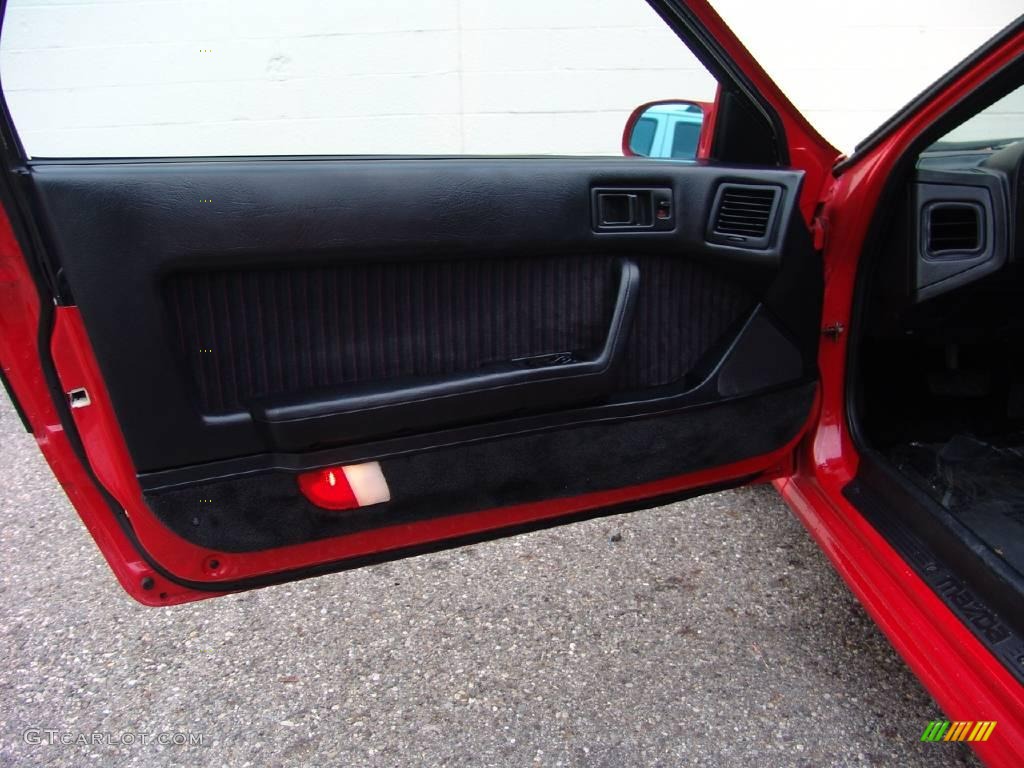 1989 Mazda RX-7 GXL Black Door Panel Photo #22936252