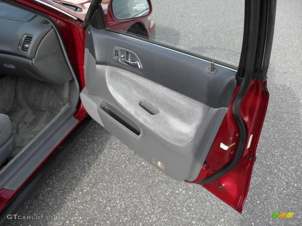 1996 Accord LX Sedan - Bordeaux Red Pearl / Gray photo #18