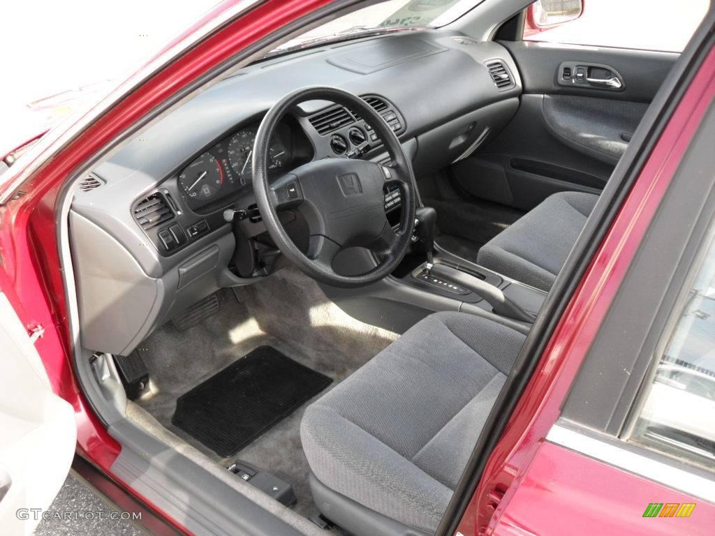 1996 Accord LX Sedan - Bordeaux Red Pearl / Gray photo #29