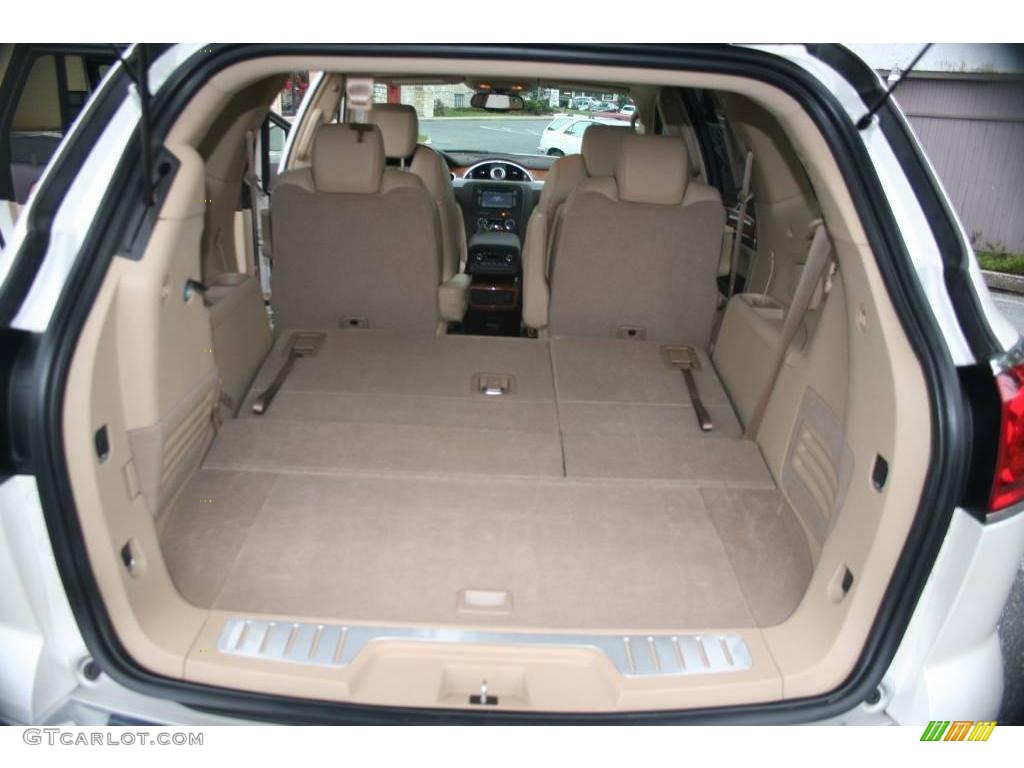 2008 Enclave CXL AWD - White Diamond Tri Coat / Cashmere/Cocoa photo #18