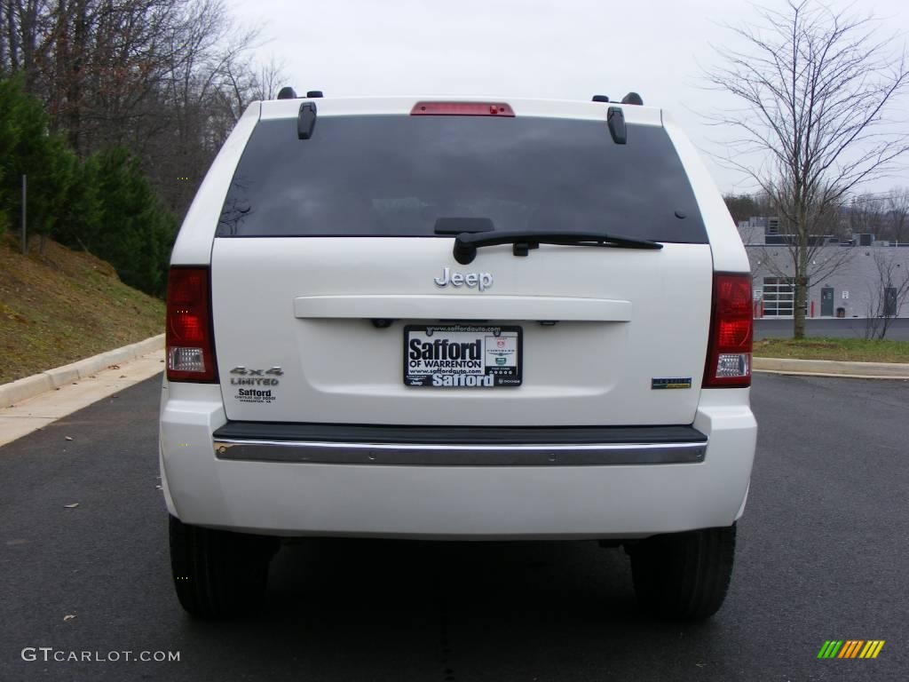 2007 Grand Cherokee Limited 4x4 - Stone White / Medium Slate Gray photo #5