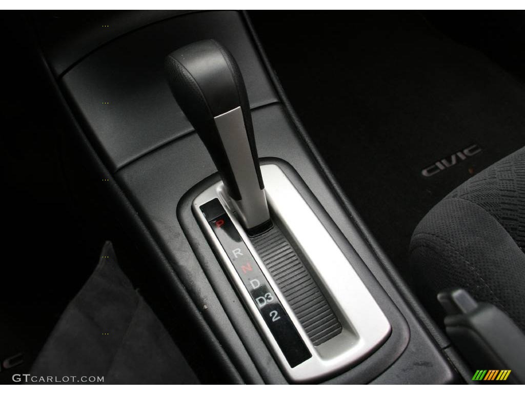 2005 Civic EX Coupe - Magnesium Metallic / Black photo #19