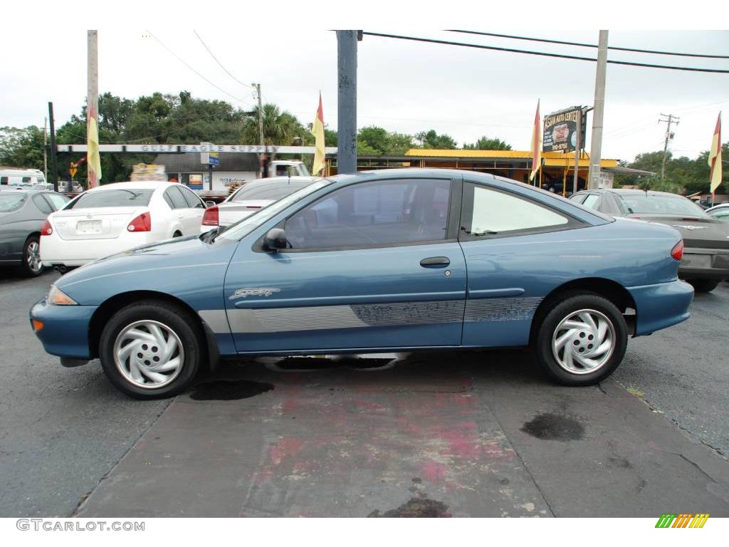 1998 Cavalier Coupe - Bright Aqua Metallic / Neutral photo #4