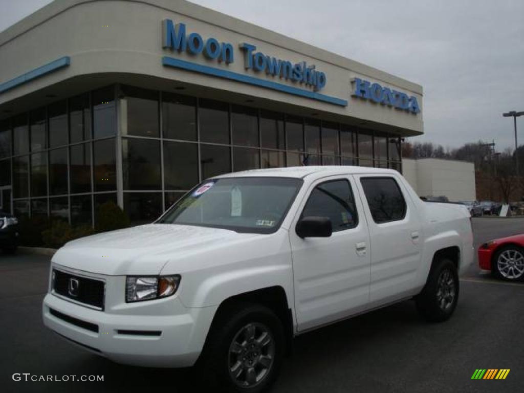 2007 Ridgeline RTX - White / Beige photo #1