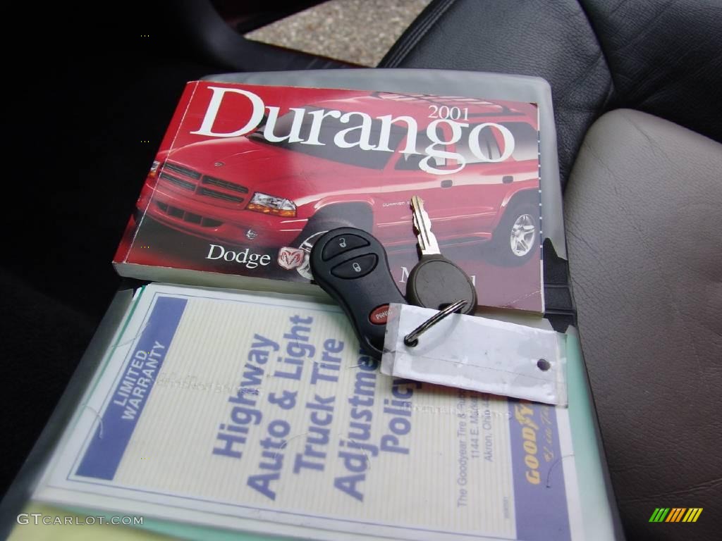 2001 Durango R/T 4x4 - Dark Garnet Red Pearl / Dark Slate Gray/Taupe photo #37