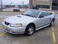 2000 Silver Metallic Ford Mustang V6 Convertible  photo #7