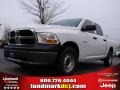 2010 Stone White Dodge Ram 1500 ST Crew Cab  photo #1