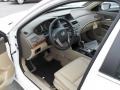 2010 White Diamond Pearl Honda Accord EX-L V6 Sedan  photo #30