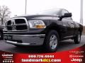 2010 Brilliant Black Crystal Pearl Dodge Ram 1500 SLT Regular Cab  photo #1