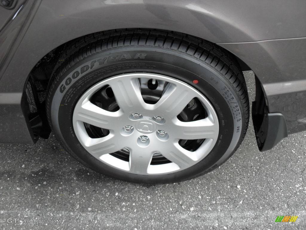 2010 Civic LX Sedan - Urban Titanium Metallic / Beige photo #13