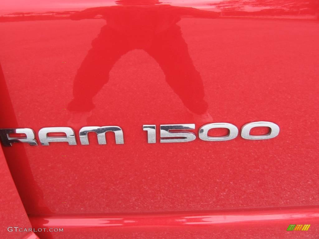 2007 Ram 1500 SLT Regular Cab - Flame Red / Medium Slate Gray photo #30