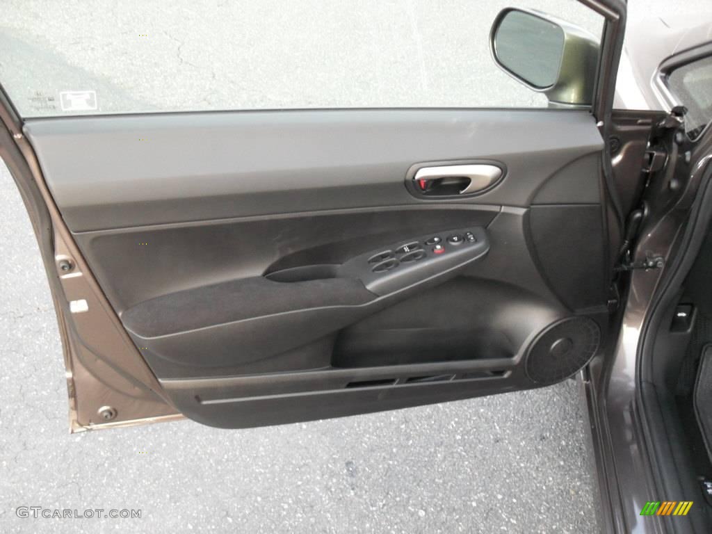 2010 Civic LX-S Sedan - Urban Titanium Metallic / Black photo #7
