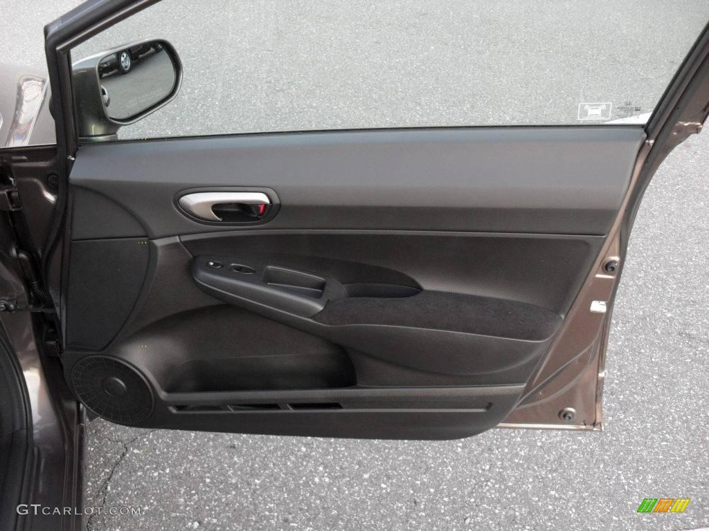 2010 Civic LX-S Sedan - Urban Titanium Metallic / Black photo #17