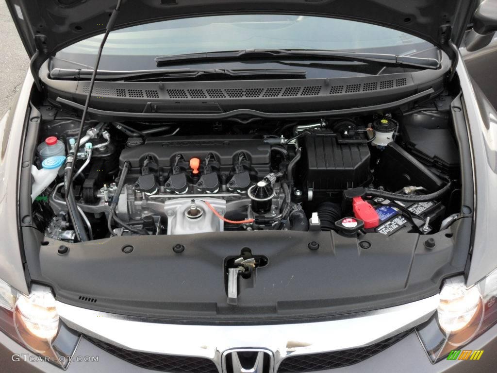 2010 Civic LX-S Sedan - Urban Titanium Metallic / Black photo #20