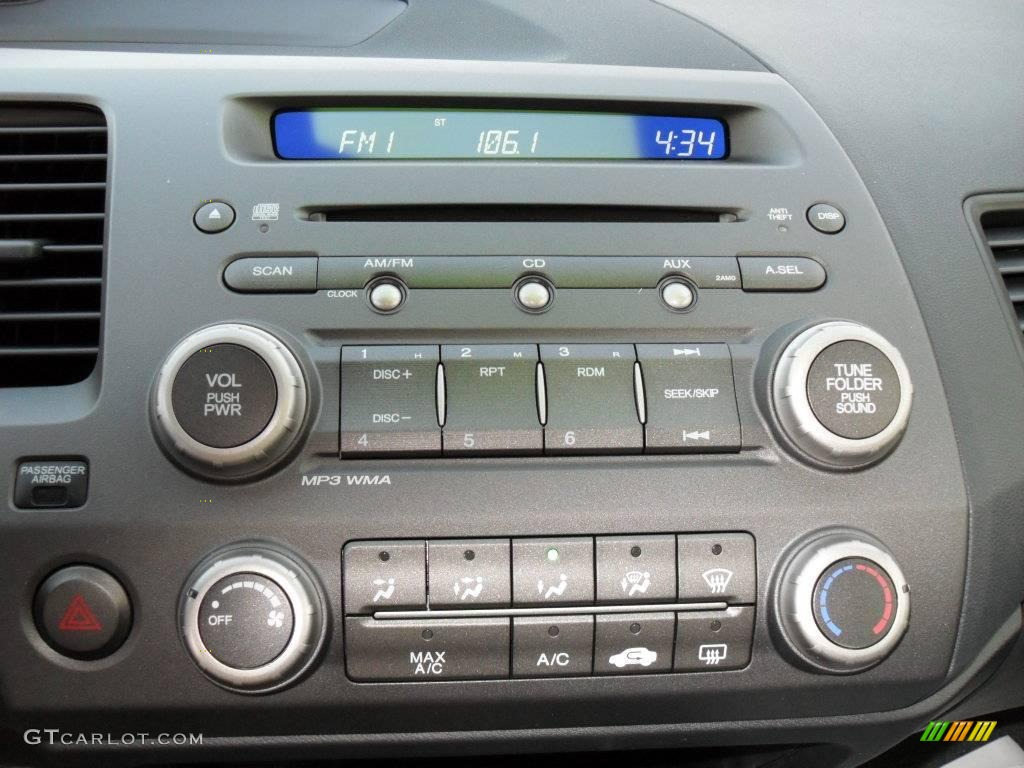 2010 Civic LX-S Sedan - Urban Titanium Metallic / Black photo #25