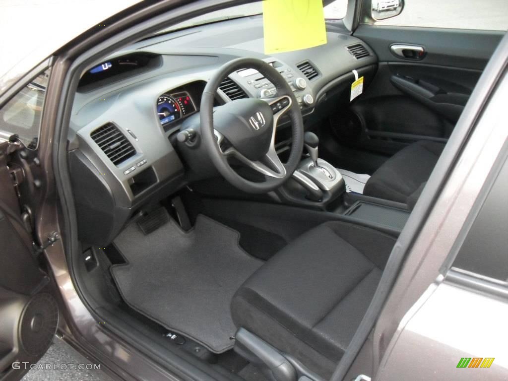 2010 Civic LX-S Sedan - Urban Titanium Metallic / Black photo #28
