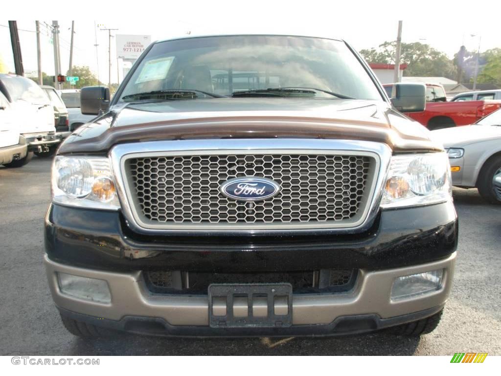 2004 F150 Lariat SuperCrew - Black / Tan photo #10