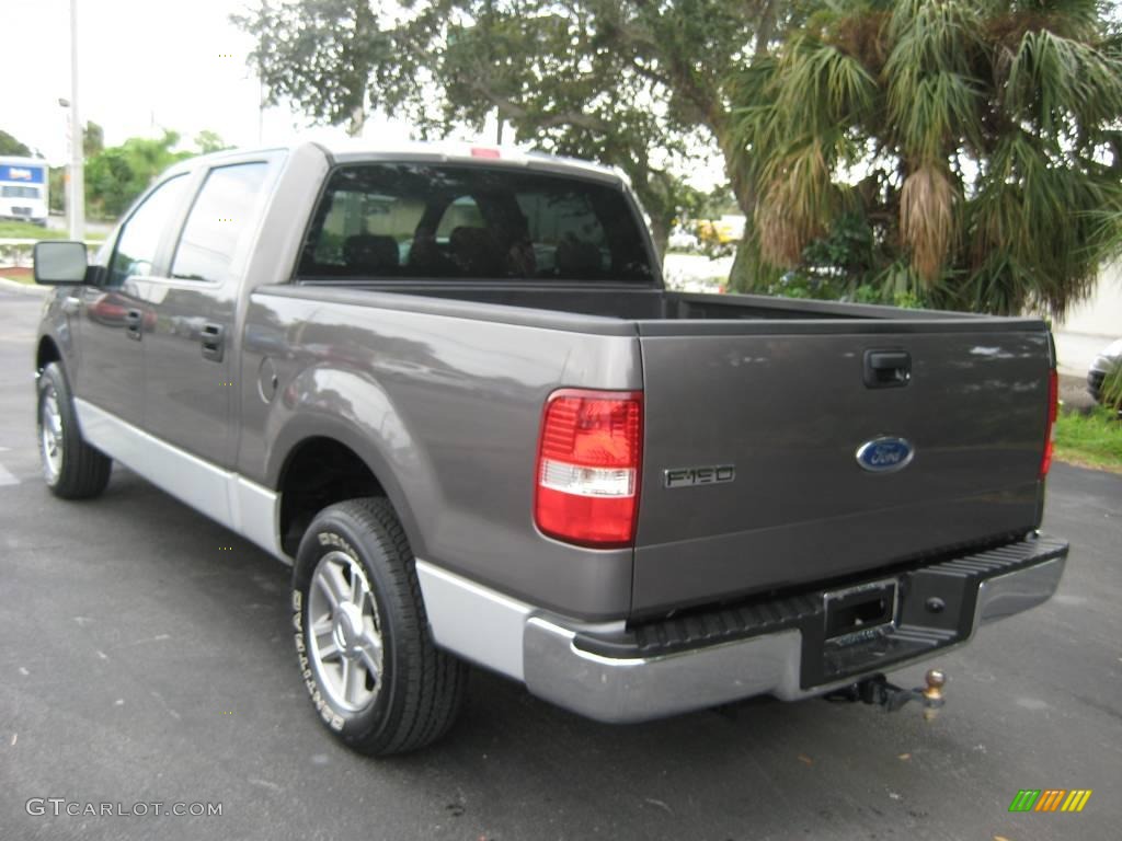 2005 F150 XLT SuperCrew - Dark Shadow Grey Metallic / Medium Flint Grey photo #5