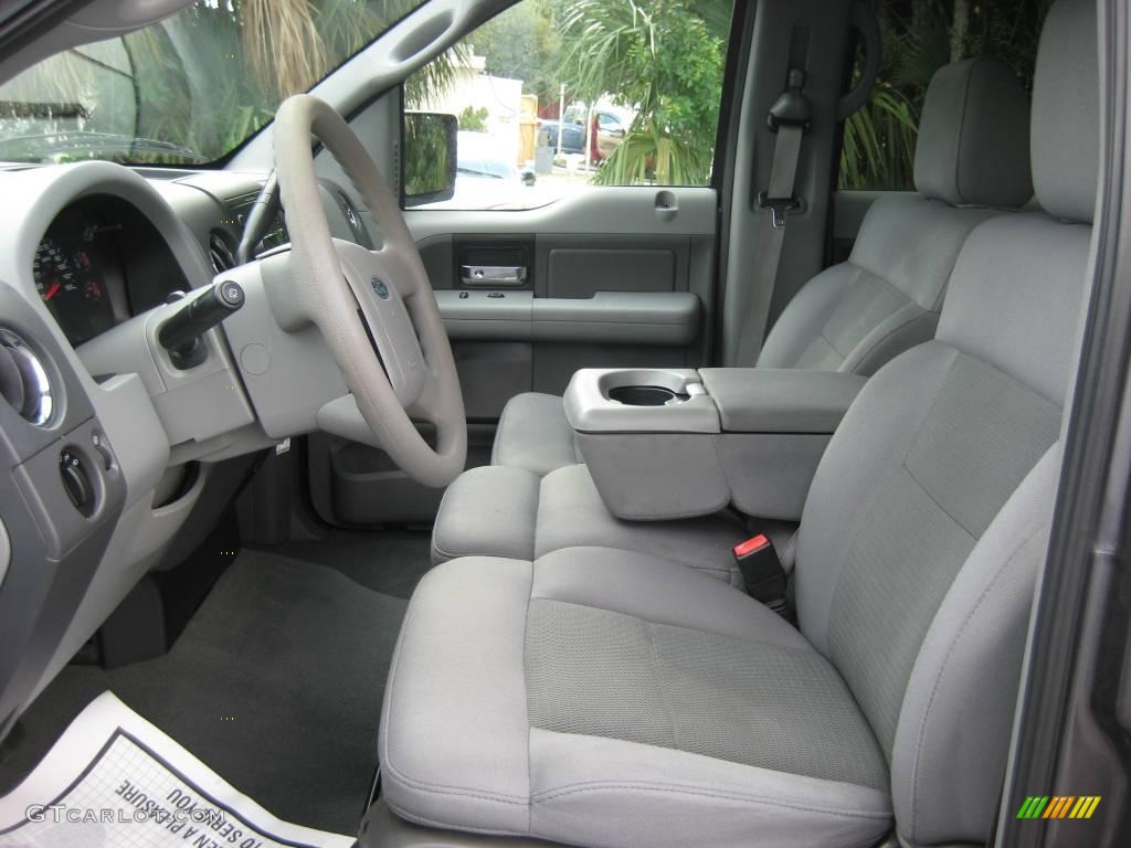 2005 F150 XLT SuperCrew - Dark Shadow Grey Metallic / Medium Flint Grey photo #8