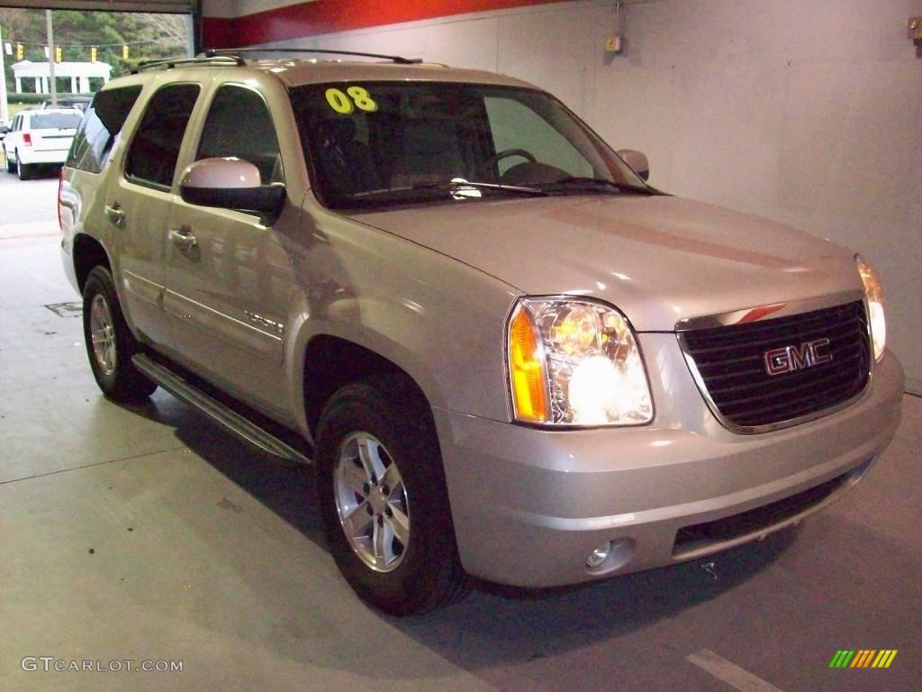 2008 Yukon SLT - Silver Birch Metallic / Light Titanium photo #1