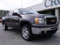 2010 Storm Gray Metallic GMC Sierra 1500 SLE Crew Cab  photo #2