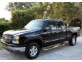 2003 Black Chevrolet Silverado 1500 LT Extended Cab 4x4  photo #2