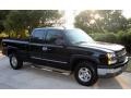 2003 Black Chevrolet Silverado 1500 LT Extended Cab 4x4  photo #12