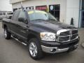 2007 Brilliant Black Crystal Pearl Dodge Ram 1500 Big Horn Edition Quad Cab 4x4  photo #20