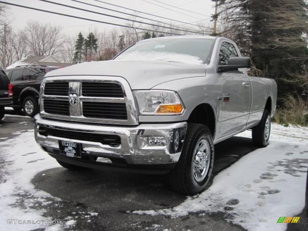 2010 Ram 2500 SLT Regular Cab 4x4 - Bright Silver Metallic / Dark Slate/Medium Graystone photo #1