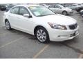 2008 White Diamond Pearl Honda Accord EX-L V6 Sedan  photo #1