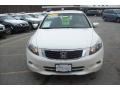 2008 White Diamond Pearl Honda Accord EX-L V6 Sedan  photo #3