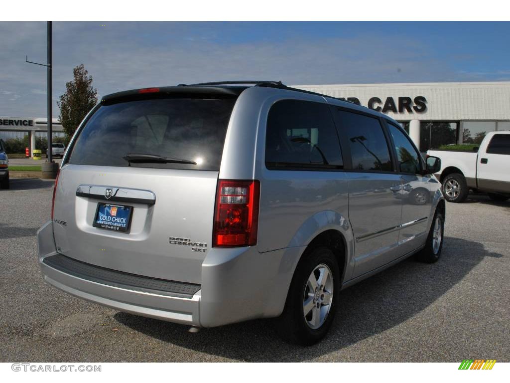 2009 Grand Caravan SXT - Bright Silver Metallic / Medium Slate Gray/Light Shale photo #5