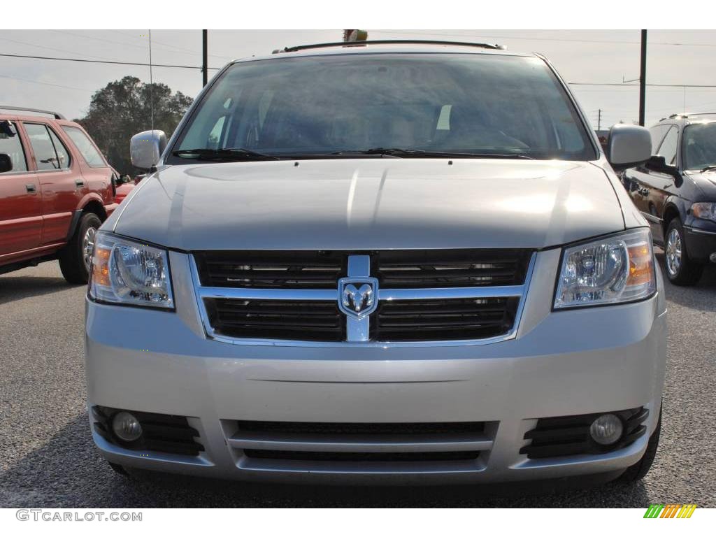 2009 Grand Caravan SXT - Bright Silver Metallic / Medium Slate Gray/Light Shale photo #8