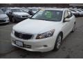 2008 White Diamond Pearl Honda Accord EX-L V6 Sedan  photo #21
