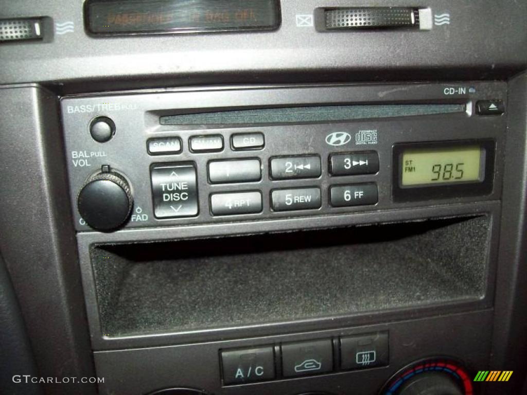 2006 Elantra GLS Sedan - Ebony Black / Gray photo #21