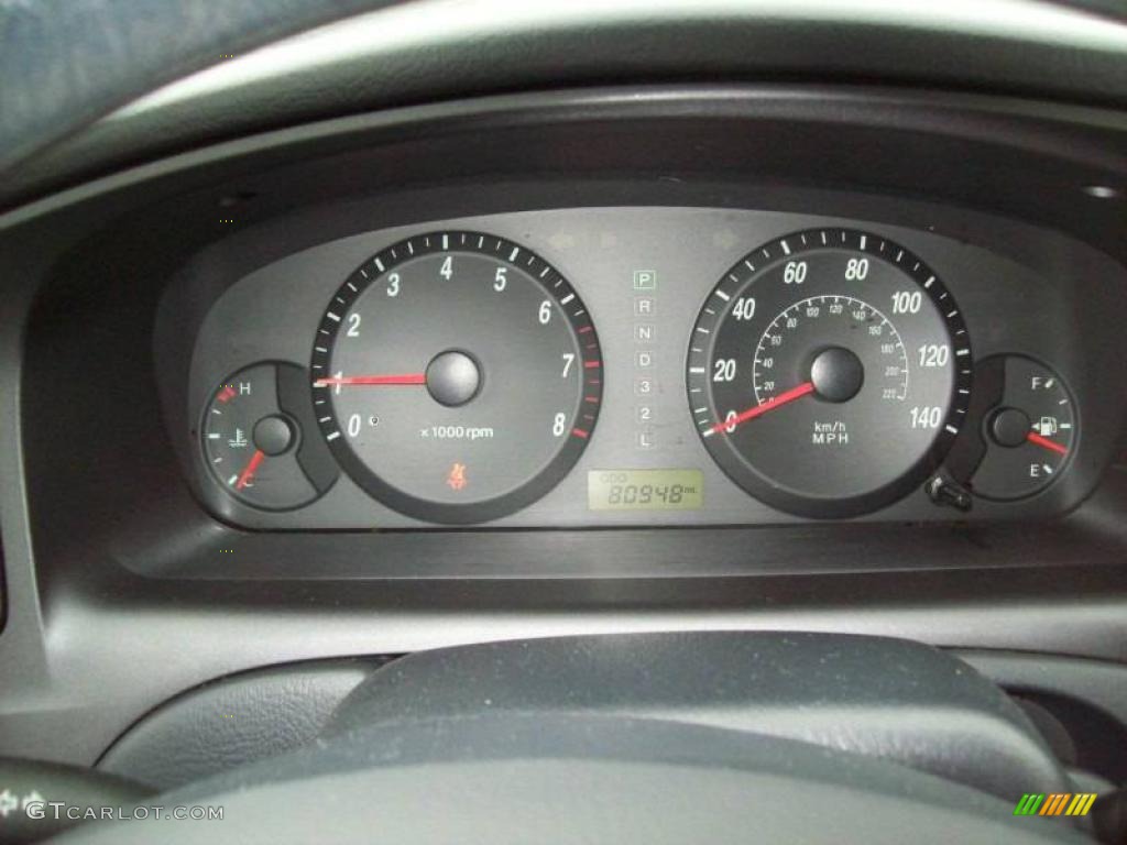 2006 Elantra GLS Sedan - Ebony Black / Gray photo #22