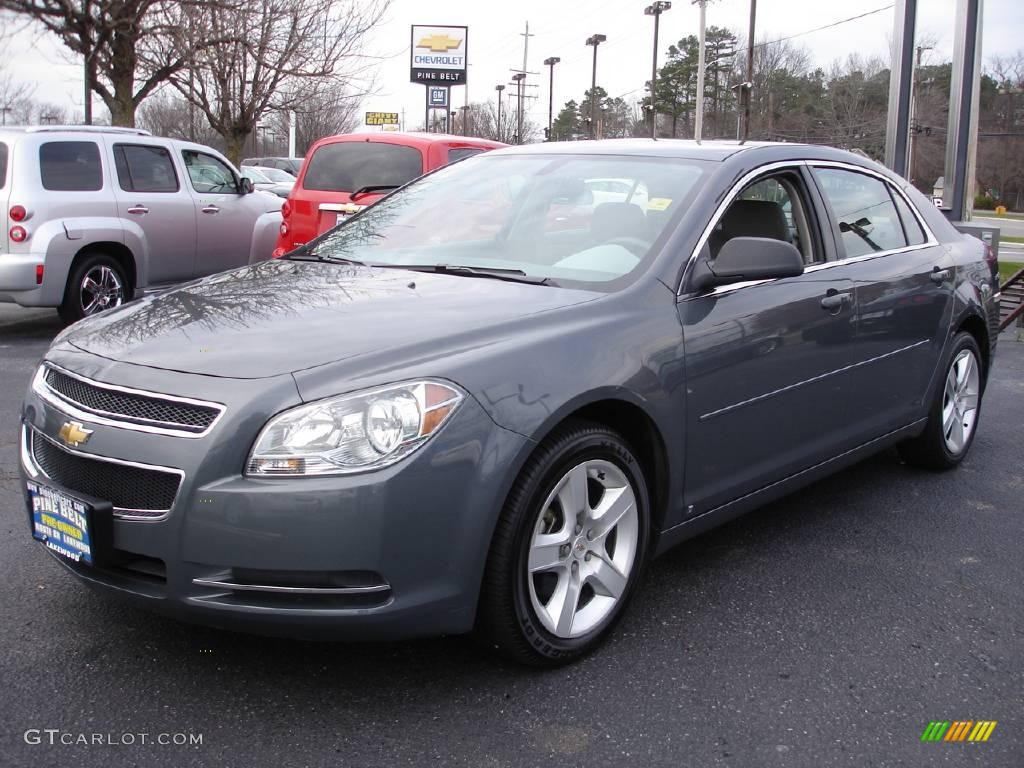 2009 Malibu LS Sedan - Dark Gray Metallic / Titanium photo #1
