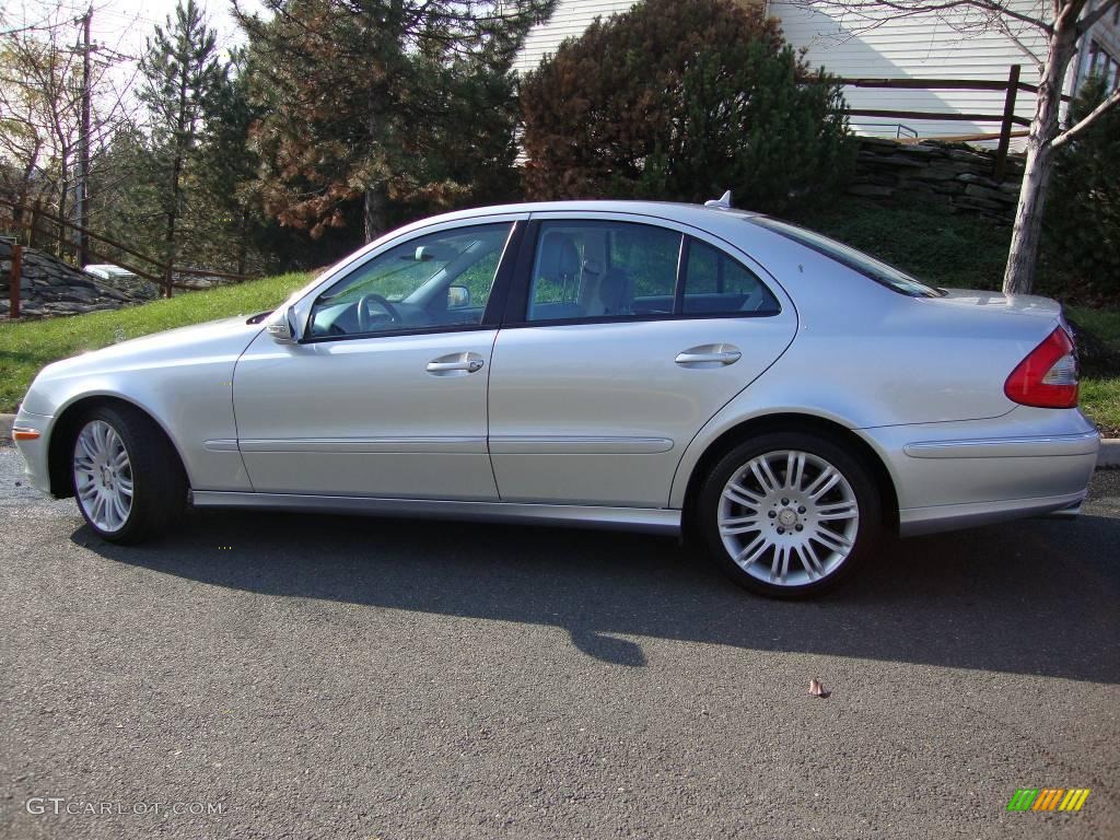 2008 E 350 4Matic Sedan - Iridium Silver Metallic / Ash photo #2