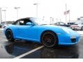2009 Mexico Blue Paint to Sample Porsche 911 Carrera S Cabriolet  photo #3