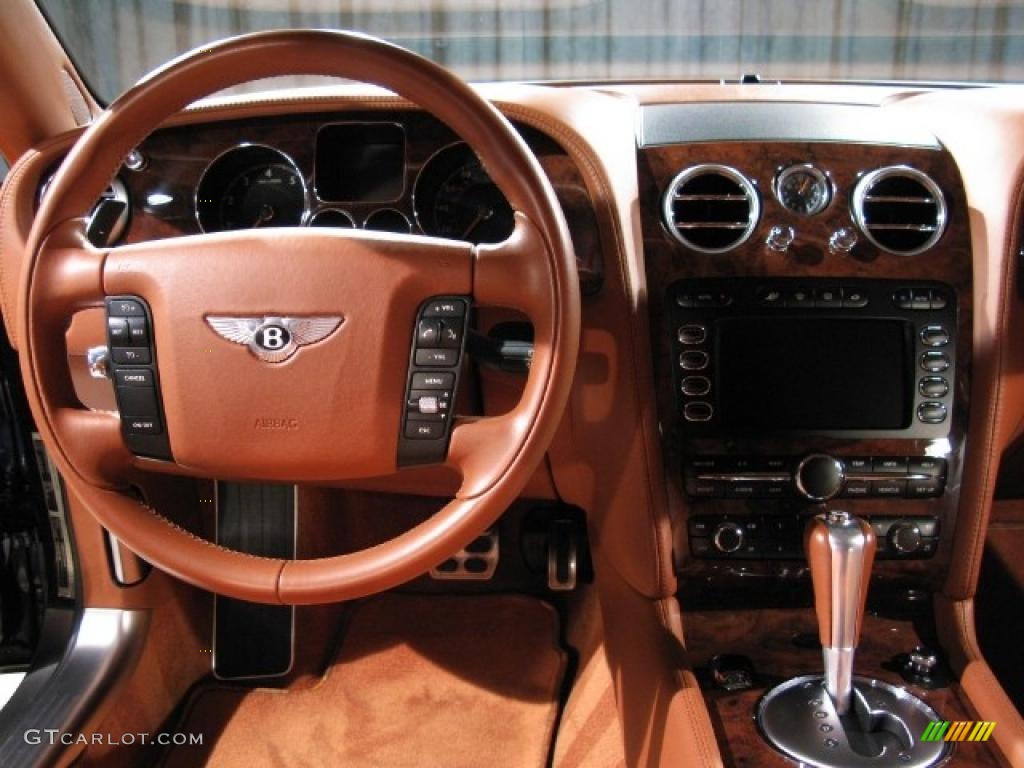 2007 Continental Flying Spur  - Dark Sapphire / Saddle photo #8