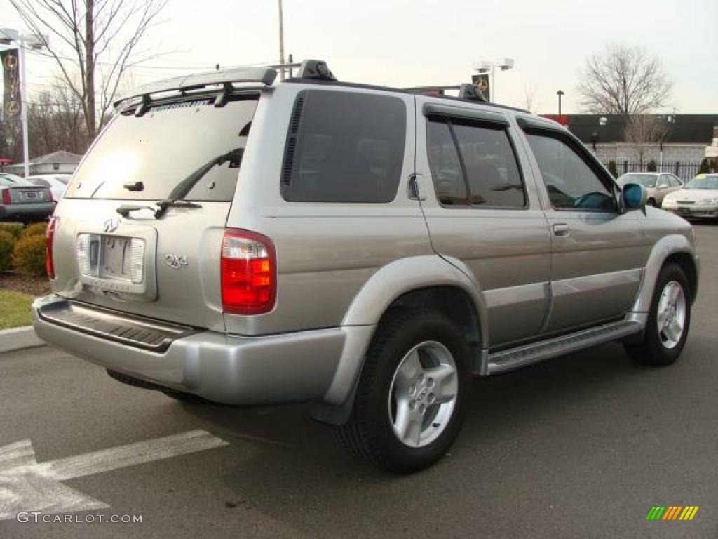 2001 QX4 4x4 - Silver Sage Metallic / Graphite photo #4