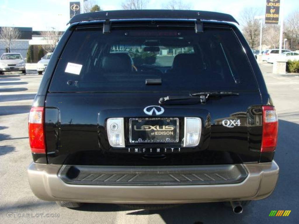 2003 QX4 4x4 - Black Obsidian / Graphite photo #5