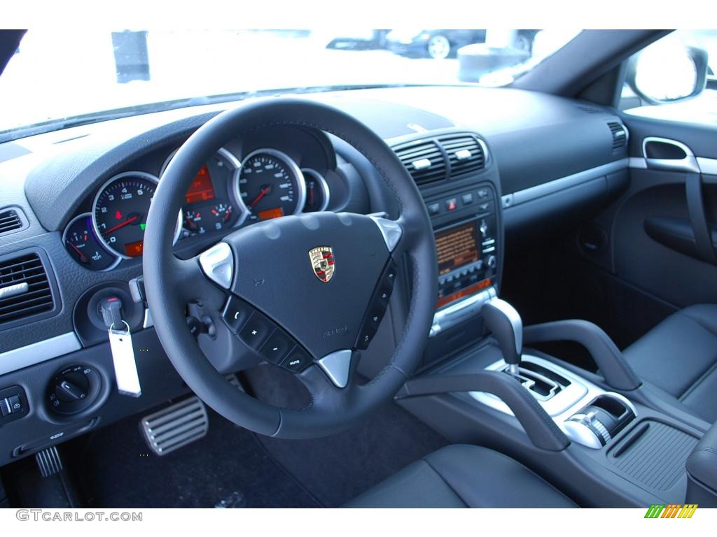 2010 Cayenne S - Meteor Grey Metallic / Black photo #9