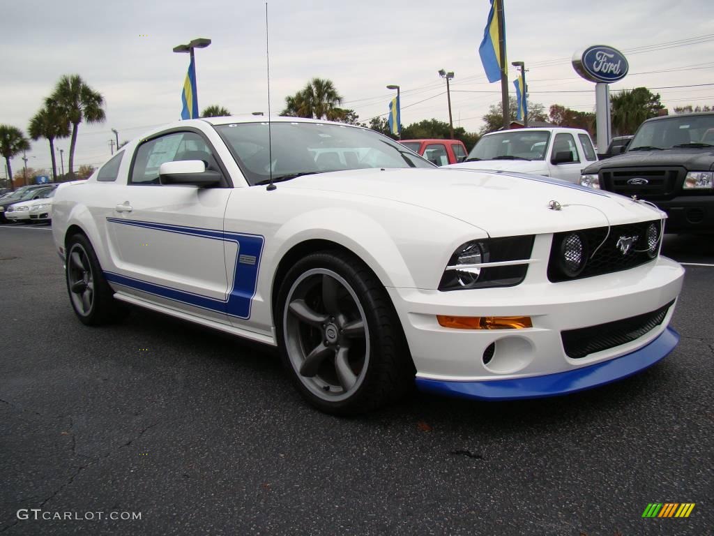 2008 Mustang Saleen Dan Gurney Edition - Performance White / Dark Charcoal photo #4
